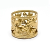 Iron Hollow Candle Holder AJEW-WH0018-62G-01-1