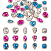 30Pcs 15 Style Sew on Rhinestone GLAA-TA0001-22-11