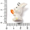 Animal Theme Resin Pendants RESI-S010-04G-3