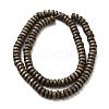 Electroplated Natural Lava Rock Beads Strands G-Q1009-F01-01F-2