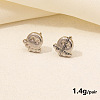 Vintage Stainless Steel Octopus Studs Earrings for Women VC0346-9-1