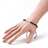 Non-Tarnish 201 Stainless Steel Cross Link Bracelet BJEW-TA00164-01-3