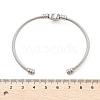 304 Stainless Steel Cuff Bangles BJEW-M042-08P-3