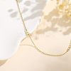 Simple Style Alloy Letter Link Bracelets WG5F19A-01-2