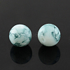 Spray Painted Glass Bead Strands GLAA-R139-8mm-11-1