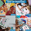 MAYJOYDIY US 1Pc PET Hollow Out Drawing Painting Stencils DIY-MA0004-83-6