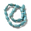 Synthetic Turquoise Dyed Beads Strands X-G-E594-18-2