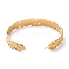 304 Stainless Steel Cuff Bangles for Women BJEW-K263-05G-07-3