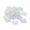 Transparent Frosted Acrylic Beads X-OACR-P013-32M-1
