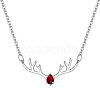 Deer Urn Ashes Pendant Necklace PW-WG78BFC-01-1