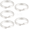 5Pcs 925 Sterling Silver Split Jump Rings STER-BBC0009-45C-1