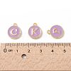 Golden Plated Alloy Enamel Charms ENAM-S118-10-M-3