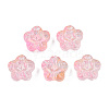 Transparent Spray Painted Glass Beads GLAA-N035-029-G03-1