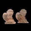 Natural Selenite Carved Angel Figurines G-G130-01B-2