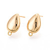 Brass Stud Earring Findings X1-KK-N263-16G-1