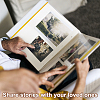 PVC Self-adhesive Photo Album Refill Pages for 4 Ring Loose-Leaf Album AJEW-WH0002-88-7