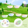 30Pcs 5 Colors Resin Ship with Flower Miniature Ornaments AJEW-TA0005-86-5