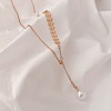 Adjustable Slider Stainless Steel Cable Chain Lariat Necklaces WG8F6BD-01-3