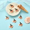 20Pcs Alloy Enamel Pendants ENAM-CJ0004-34-5