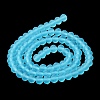 Transparent Glass Beads Strands EGLA-A044-T2mm-MD08-4