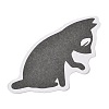 20Pcs 10 Styles Cat Shape Paper Waterproof Stickers STIC-P015-D06-3