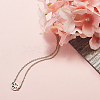 201 Stainless Steel Cable Chain Necklace Making STAS-CJ0001-11P-6