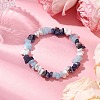 Natural Gemstone Stretch Bracelets for Women BJEW-JB10995-01-2