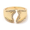 Rack Plating Brass Cuff Rings RJEW-D008-16G-2