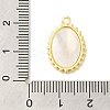 Brass Pave Shell Pendants KK-Z073-28G-3