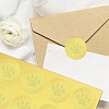 34 Sheets Self Adhesive Gold Foil Embossed Stickers DIY-WH0509-004-7