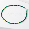 Simple Design Synthetic Malachite Beaded Necklaces for Women JH7309-3-1