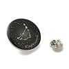 Twelve Constellation Creative Alloy Badges Constellation Brooches JEWB-S033-01P-J-3