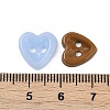 2-Hole Glass Buttons PORC-R010-07-3