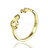 Stylish Adjustable Stainless Steel Gender Symbol Cuff Rings for Women CD3807-5-1