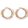 Summer Vacation Style Round Miyuki Bead Earrings Small and Versatile WY3757-2-1