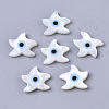Natural White Shell Mother of Pearl Shell Beads SSHEL-N034-47-1