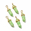 Synthetic Lawn Green Imperial Jasper Pendants G-K329-18G-1