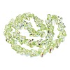 Baking Paint Electroplate Transparent Glass Beads Strands EGLA-Q136-03A-05-2