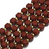 Natural Red Jasper Beads Strand G-I376-D77-01-1