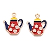 Alloy Enamel Pendants X-ENAM-T020-46-RS-1