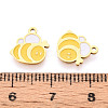 304 Stainless Steel Enamel Charms STAS-T065-44G-3