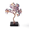 Natural Gemstone Tree Display Decoration DJEW-G027-06RG-03-1