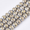 Electroplate Glass Beads Strands EGLA-S177-09B-06-1