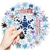 50Pcs Snowflake Paper Stickers DIY-P085-04-4