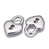 Non-Tarnish 304 Stainless Steel Pendants STAS-F249-22P-03-2