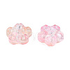 Transparent Spray Painted Glass Beads LS-GLAA-N035-029-G03-3