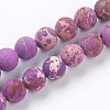 Natural Imperial Jasper Beads Strands G-K232-8mm-01E-1