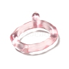 Transparent Resin Alphabet Pendants LS-RESI-C028-02Q-3