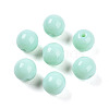 Opaque Solid Color Glass Beads LS-GLAA-N007-8mm-A12-1