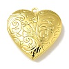 Brass Locket Pendants KK-Q019-05G-1